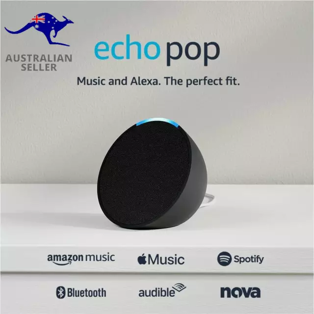 ECHO POP - Full sound Wi-Fi & Bluetooth smart speaker with ALEXA - NEW AUS STOCK