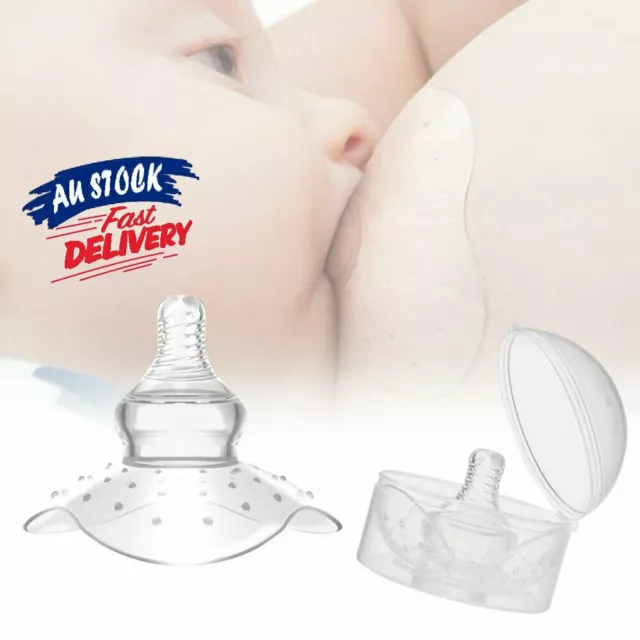 Baby Contact Silicone Protective Cover Feeding Shield Nipple Breast Milk NEW