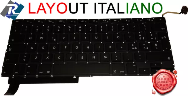 TASTIERA Italiana per Apple Macbook Pro 15" A1286 2009 2010 2011 2012