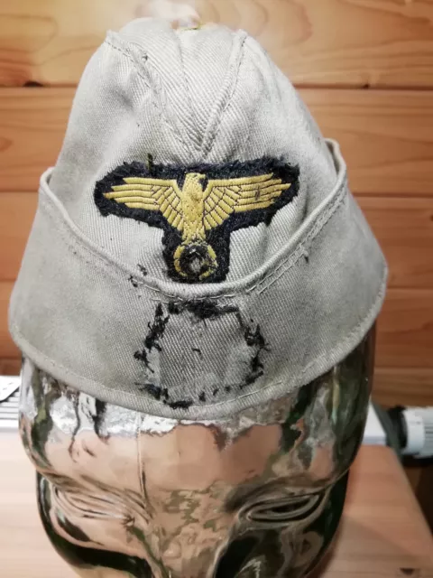 Feldmütze / Dienstmütze - Schiffchen - Afrika Korps - WH/WK II - Guter Zust.