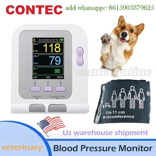 DIGITAL VETERINARY UPPER Arm Blood Pressure Monitor NIBP cuff,Dog/Cat