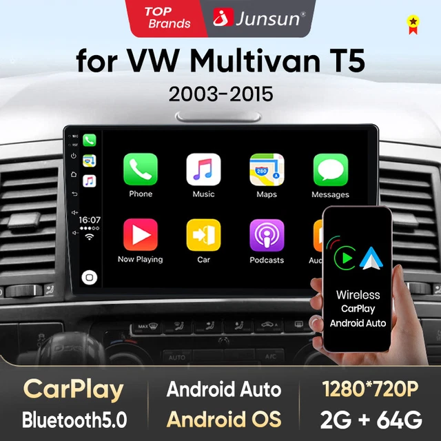 Autoradio GPS VOLKSWAGEN VW T5 Multivan California Caravelle de 2003 à