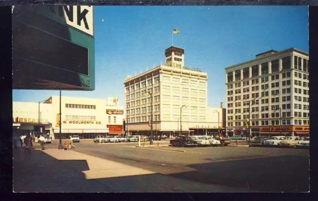 VTG Postcard Public Square, Springfield Missouri (buildings)