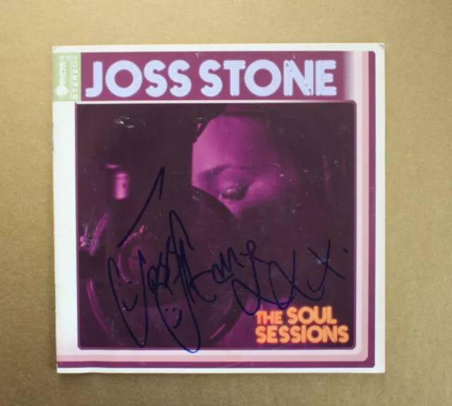 Autographed Hand Signed Band JOSS STONE CD Booklet "The Soul Sessions"