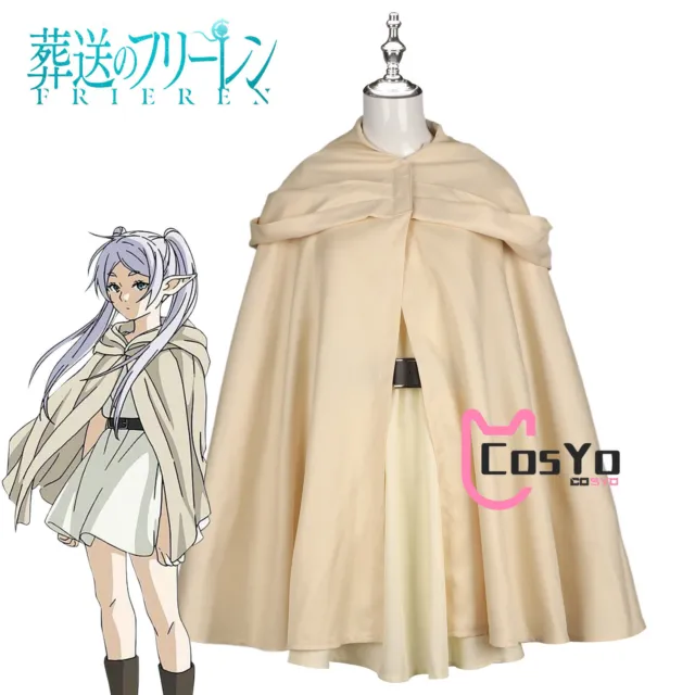 Unisex Anime  Frieren at the Funeral Costumes Halloween Christmas Party Uniform