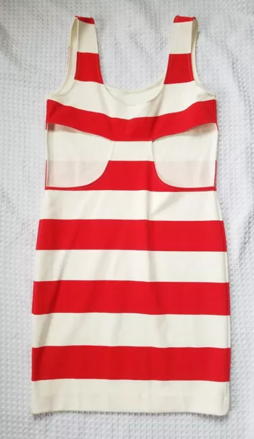 Pency Bodycon Cut Out Dress Red White Stripes Sexy Mini 6 Neiman Marcus Revolve