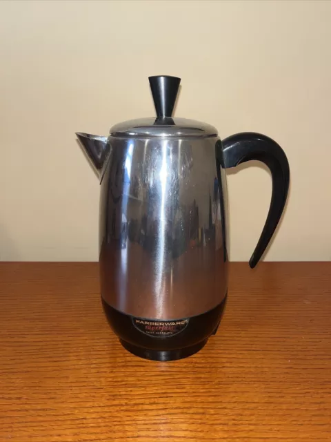 Farberware Super Fast Fully Automatic 4 Cup Vintage Coffee Percolator Model  #240