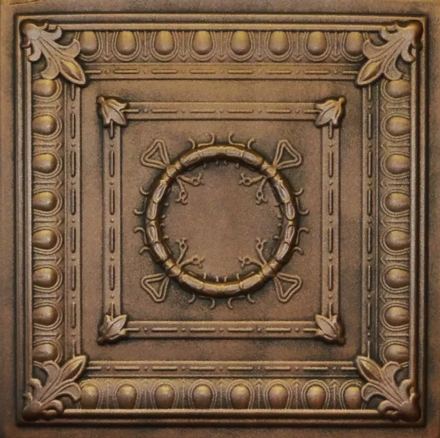 Antique Finish Ceiling Tiles ANTIQUE BRONZE R47 4 SALE