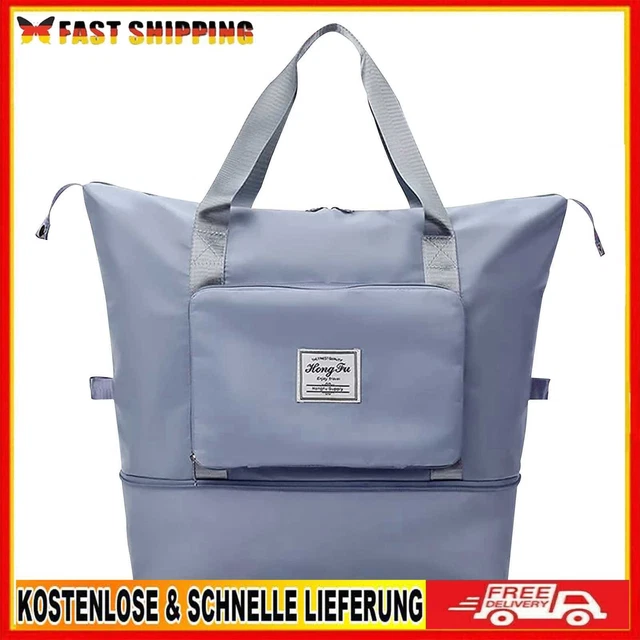 Borsa da viaggio pieghevole Coospy con grande capacità, borsa da viaggio portatile leggera wa