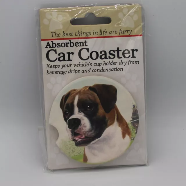 Super Absorbent Car Coaster - Dog - Boxer