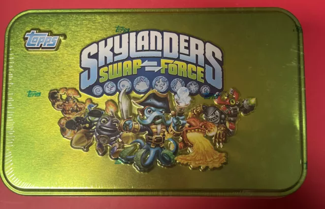 Skylanders Swap Force Topps Collector Tin Box Kit Trading Cards Factory Sealed