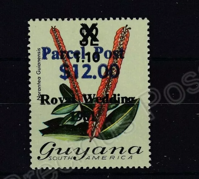 G4 Guyana Mnh Stamp 1981 Royal Wedding Parcel Post Air Mail Sg P4