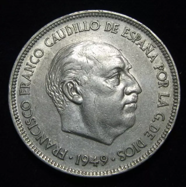 ZALDI2010 - Condition Spanish.5 Pesetas Of 1949 - Stars 19 -