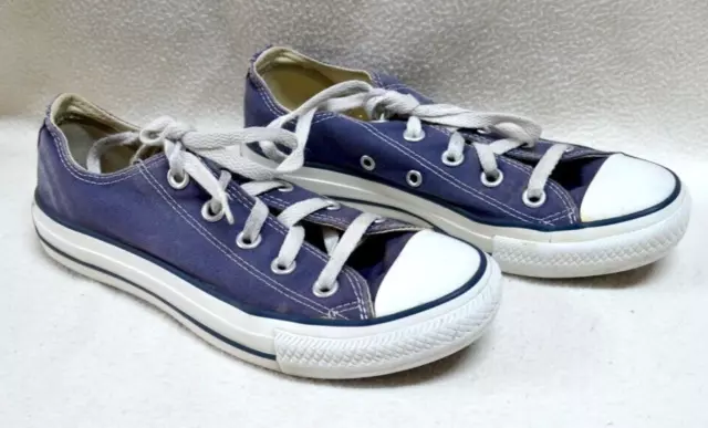Converse All Star Chuck Taylor Unisex Navy Low Top Sneakers Size M US 4, W 6