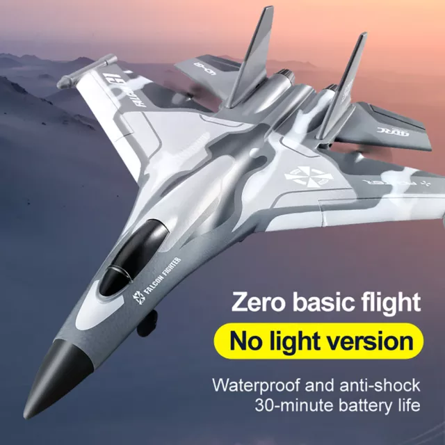 RC Plane Fighter Jet Model EPP Remote Control Drone Aircraft Toy Birthday Gift ~