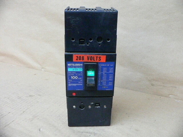 Mitsubishi No-Fuse Circuit Breaker NF100-HA, 40/60 Amp, 3 Pole NOS Mitsubishi No-Fuse Circuit Breaker NF100-HA, 40/60 Amp, 3 Pole NOS