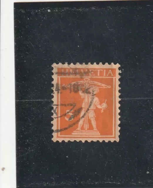 L5869 SUISSE TIMBRE  N° Y&T 159 de 1917-22 " Walter Tell " Oblitéré