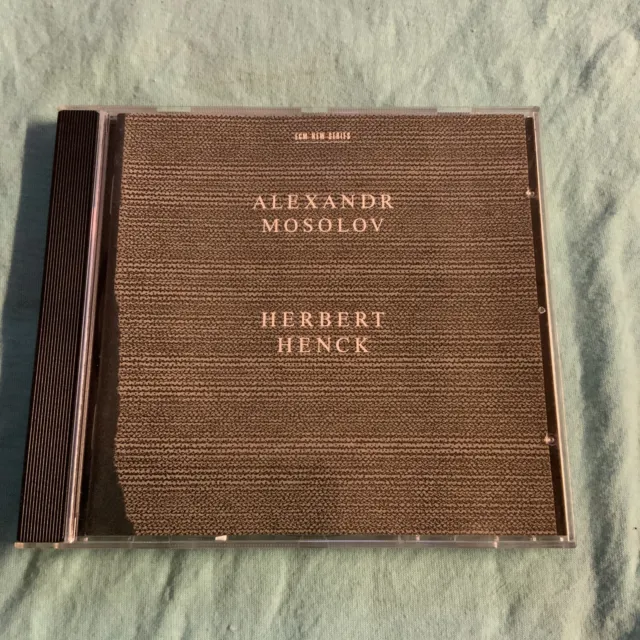 Alexander Moslov Piano Sonatas & Nocturnes HERBERT HENCK ECM NEW SERIES CD