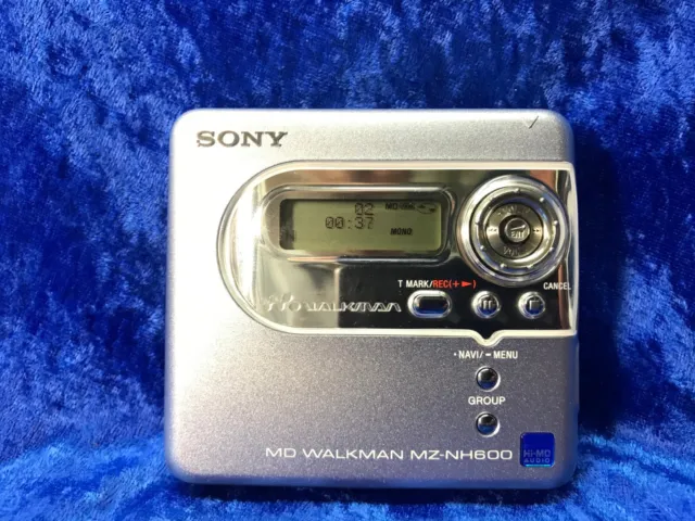 Lecteur enregistreur MD MiniDisc Sony mz-nh600 Walkman ETAT NEUF