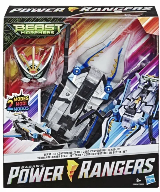 Saban’s Power Rangers Beast Morphers Beast Jet Converting Zord  Hasbro BNIB