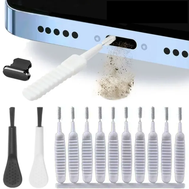 Port Dust Plug Mobile Phone Cleaning Kit Phone Port Cleaner Kit Cleaner Brush