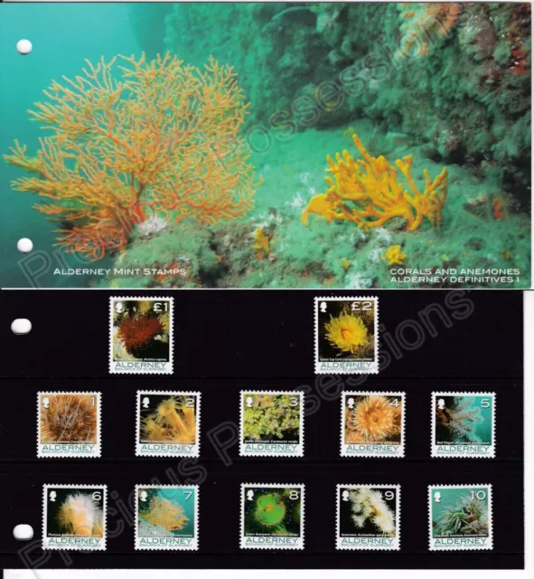 Alderney Mnh Presentation Pack 2006 Corals & Anemones Defintives 1 Stamp Set