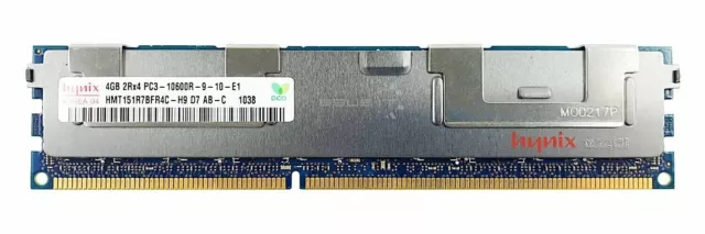 Hynix DDR3 ECC REGISTERED RAM MEMORY 4GB PC3 10600R 1333 PC3-10600R 2Rx4