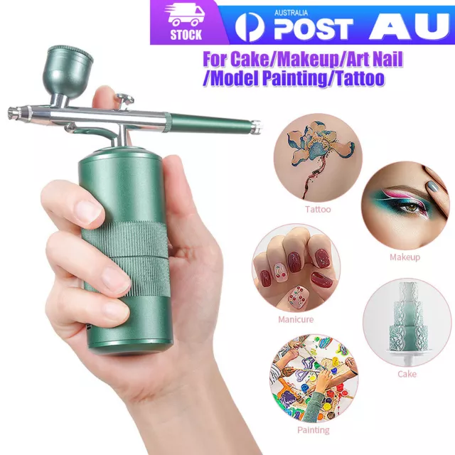 Mini 0.3mm Air Compressor Kit Air-Brush Paint Spray Gun Airbrush Nail Art Tattoo