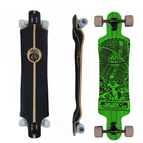 Easy People Longboards DTD-1 Drop Through Down Longboard Complete Deck Lowrider