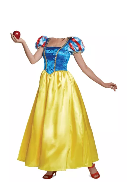 Women's Disguise Disney Princess Snow White Costume Dress SIZE L (with defect)