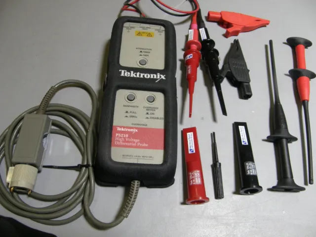 TEKTRONIX P5210A 50 MHz High Voltage Differential Probe (Tested &Accessories)