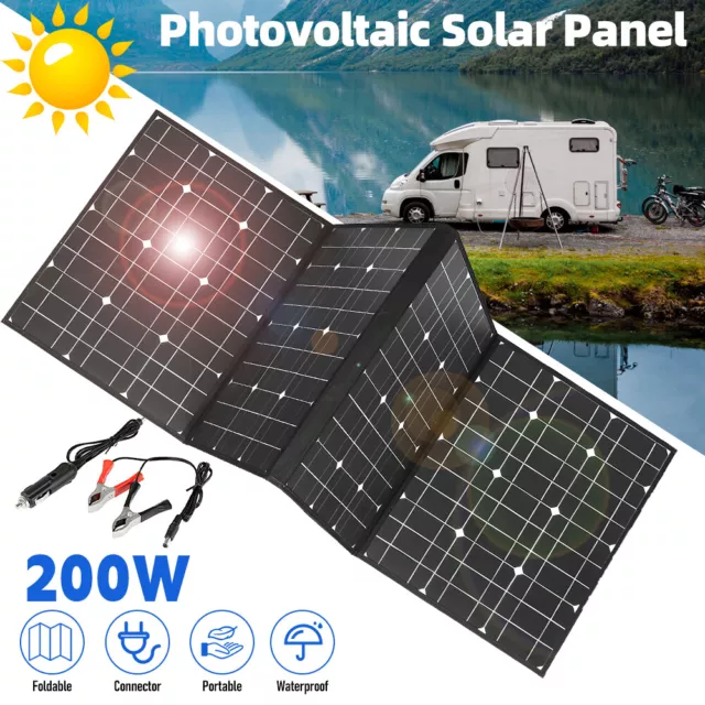 Solarmodul 22 80 100 150 200 Watt Mono Solar Panel Kit 18V für 12V Solarsystem 2