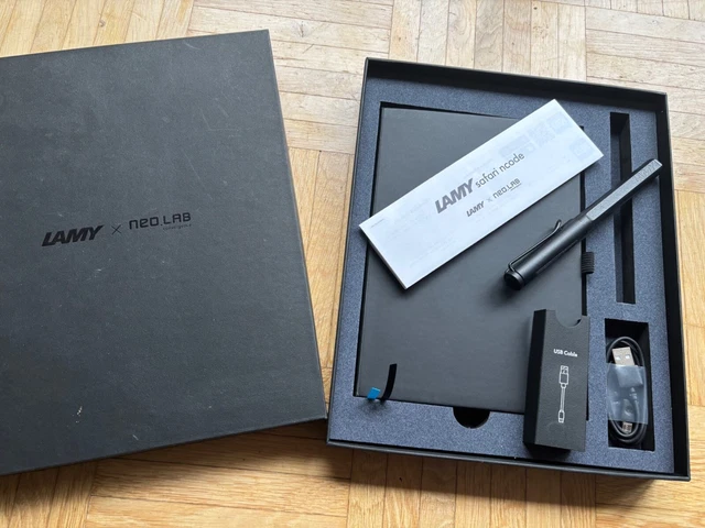 LAMY SAFARI ALL Black Ncode Set - neo.Lab - Notizbuch A5 - Neo Smart ...