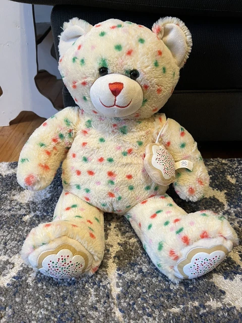Build A Bear Plush Christmas Bear Sugar Cookie Speckled Confetti Sprinkles 2012
