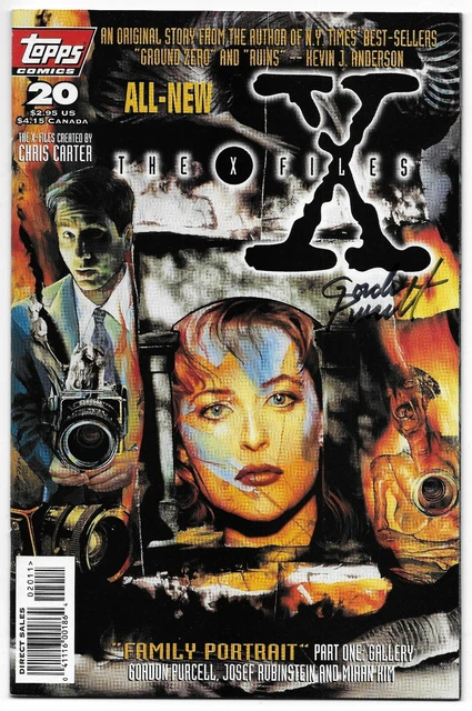 X-Files 20 Signed Gordon Purcell Autographed Fox Mulder Combined Shipping