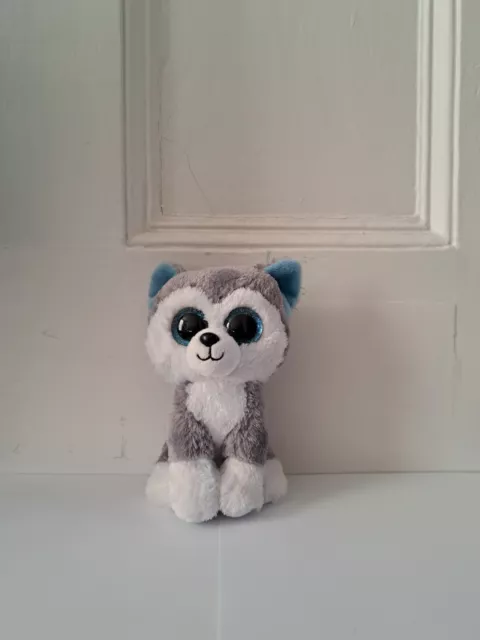 Ty Beanie Boos Boo Slush the Husky Dog Plush Soft Toy 6"