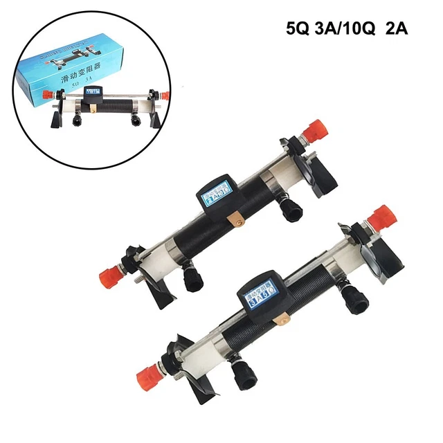 Adjustable Resistor Sliding Rheostat 20Ω 2A Accessories Components Parts