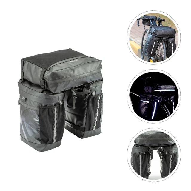 Sac Triangle De Cadre ROCKBROS - Pochette Rangement Vélo VTT/route - Noir