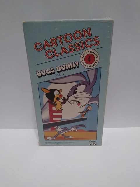 CARTOON CLASSICS BUGS Bunny Vol. 1 1986 VHS Tape $14.00 - PicClick CA