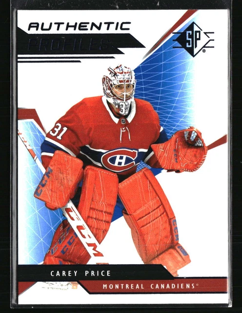 Carey Price 2018 SP Rookie Authentics #AP-CP  Hockey Card