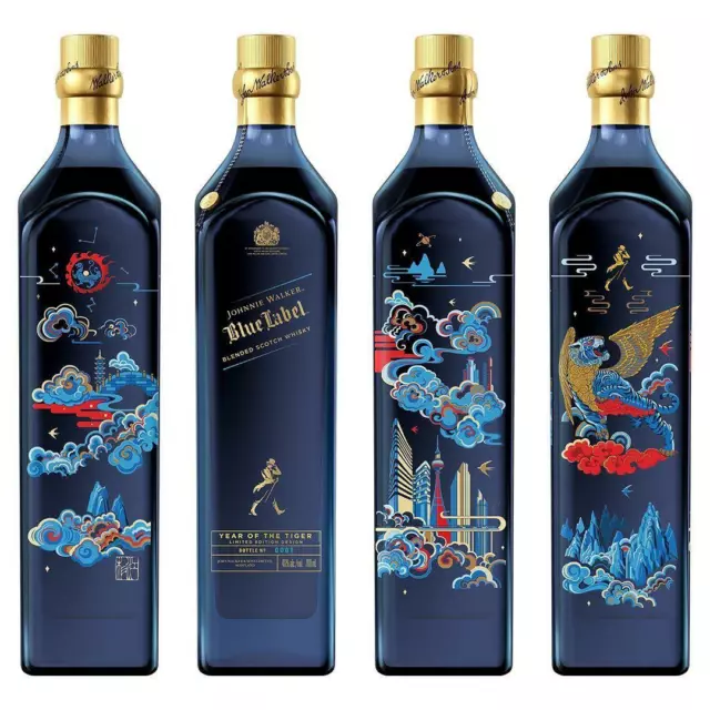 Johnnie Walker Blue Year Of The Tiger Blended Scotch Whisky 750ml 2