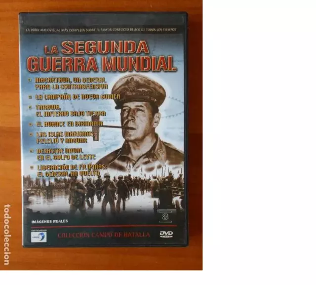 Dvd La Segunda Guerra Mundial 8 - Macarthur - Campaña Nueva Guinea - Tarawa (K6)