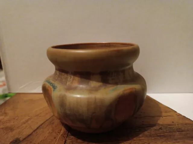 Vase Grès flammé  Art Déco Signé Métenier Gilbert