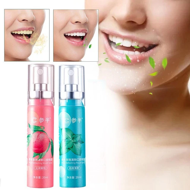 20ml Fresh Breath Spray Freshener Mouth Spray Antibacterial✨d X7W6