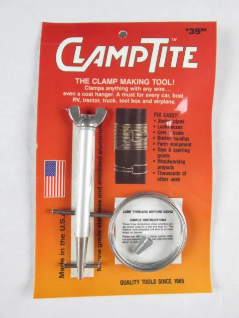 CLAMPTITE Tool CLT03 Stainless Steel/Aluminum Clamping Clamp Making Tool USA