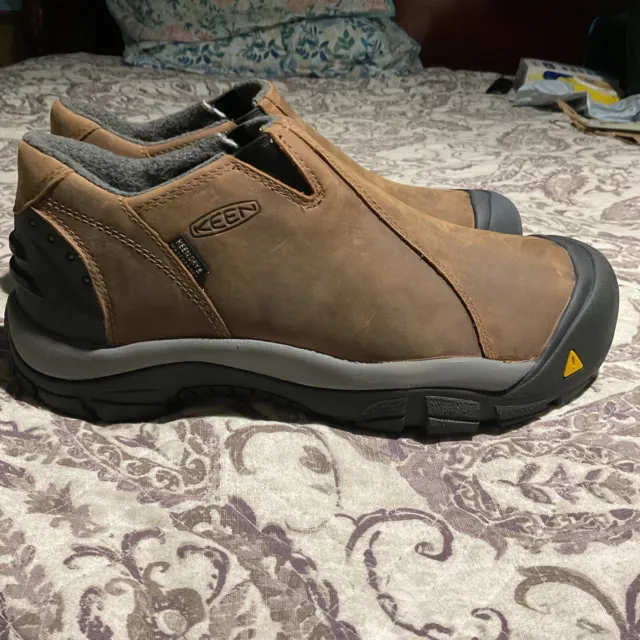 KEEN MEN'S BRIXEN Low Insulated Waterproof Slip-on Shoes $119.00 - PicClick