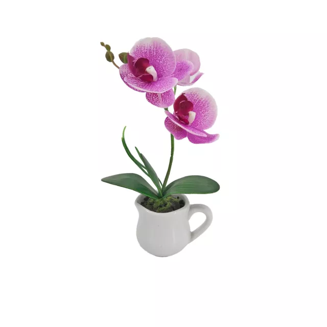 Kunstblume pink Orchidee im Topf Leilani Kunstpflanze Dekoration Rosen NTK-Colle