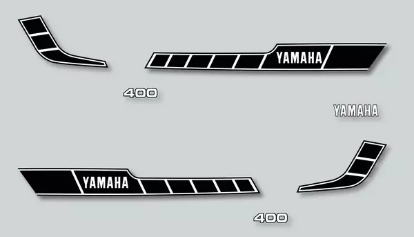 YAMAHA RD 400 1978 - Kit carrosserie Sticker decals - RD400