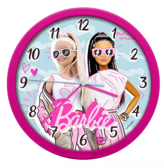 Orologio da parete Barbie cameretta bambini orologio 25 cm diametro