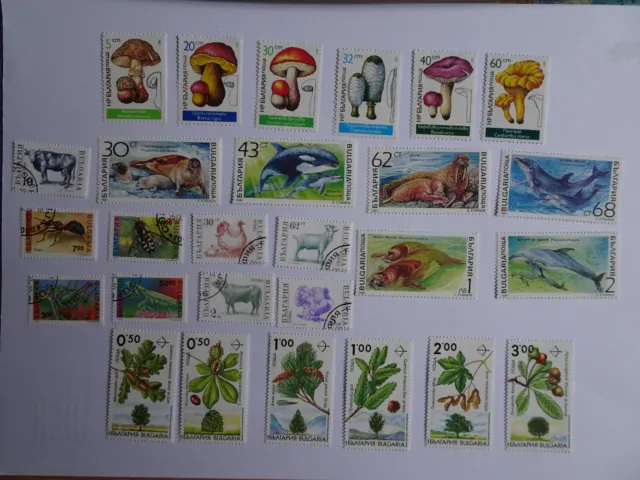 Verschiedene Briefmarken Bulgarien